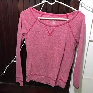 Long sleeve crew neck top